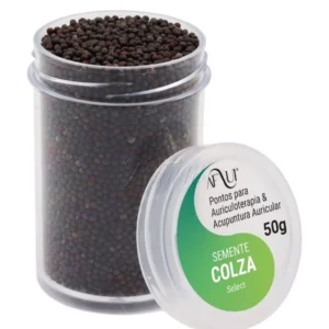 Ponto Auricular Semente Colza Escura Auriculoterapia Pote 50g