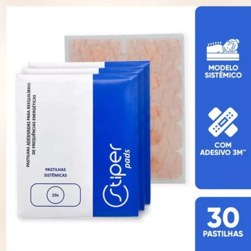 Stiper Pads - Pastilhas Sistemicas Adesivadas (30 un) COM micropore 3MM - Imagem 2